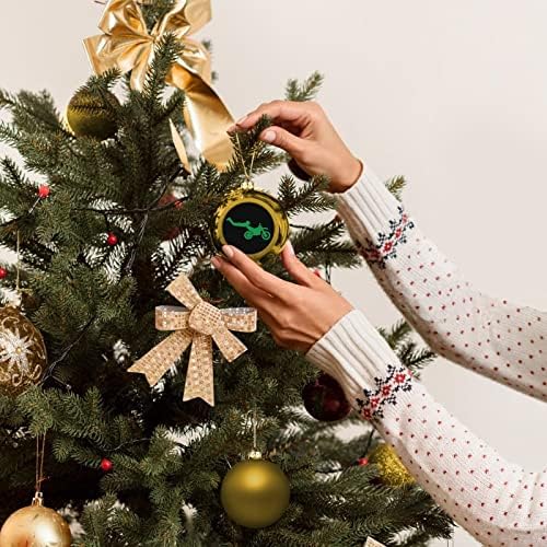 Bike Motocross duge božićne kugle Ornament Shatterproof za čari Božić Tree Hanging Decoration