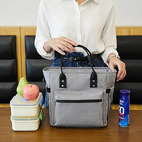 KBREE Muška izolovana torba za ručak prenosiva Messenger torba vodootporna oxford tkanina Bento torba za
