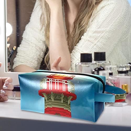 Tbouobt pokloni za muškarce Žene šminke torbe toaletne torbice Male kozmetičke torbe, crtani