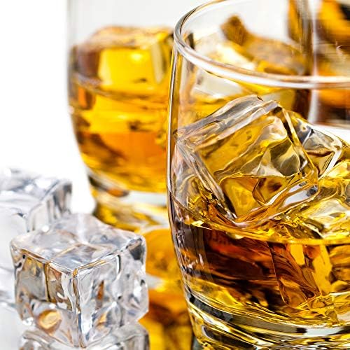 ELIVIA Old Fashioned 10-Unca Whisky naočare Set 4, Rock Style Crystal Glassware za Scotch, Burbon