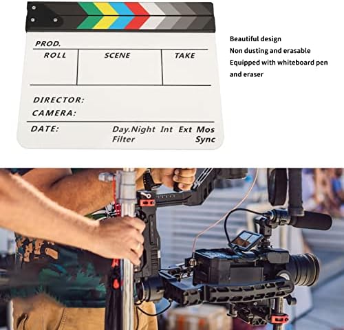 Dodatna filmska filmska ploča za snimanje filmova, 11,8 * 1 inča režiseri lajsna sa akrilnim materijalom i gumicom