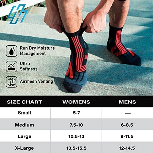 Hylaea Quarter atletske čarape za trčanje bez žuljeva, čarape za vlaženje jastuka za Biciklistički Sport