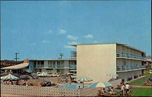 Bel Harbour Motel, okean Front & 13th St. Virginia Beach, Virginia VA Original Vintage razglednica