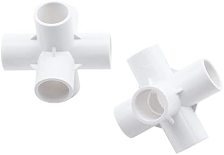 Woogim 6-Smjerni PVC koljeno, PVC priključak za montažu za izgradnju PVC namještaja za teške uslove rada,