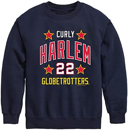 Hibridna odjeća - Harlem Globetrotters - kovrčava povratak - Toddler i omladinska posada Fleece Dukseri