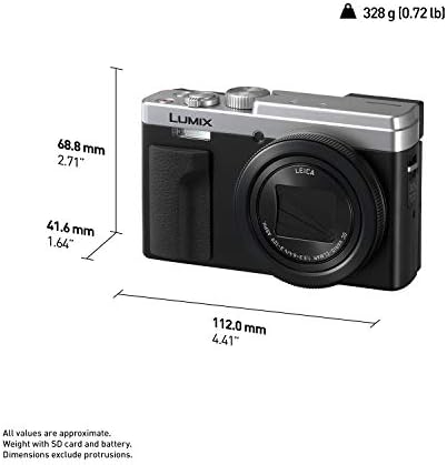Panasonic LUMIX Zs80 digitalna kamera od 20.3 MP, 30x 24-720 mm objektiv za zumiranje putovanja, 4k Video,
