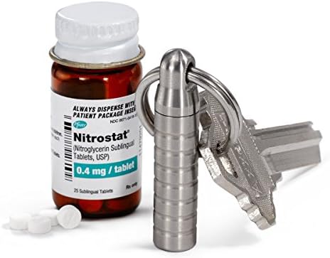 Cielo držači za pilule - ekstra mala Nitroglicerinska kutija za pilule - privjesak za ključeve
