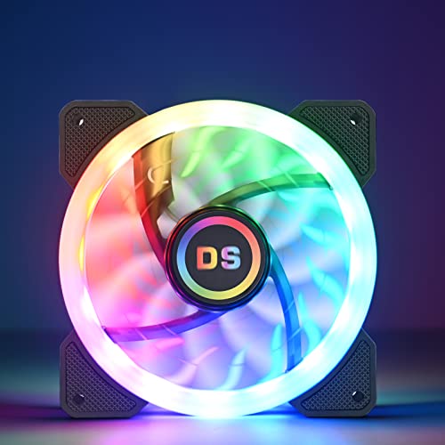 DS Rainbow RGB LED 120mm ventilator kućišta za kućišta računara, CPU vazdušno hlađenje