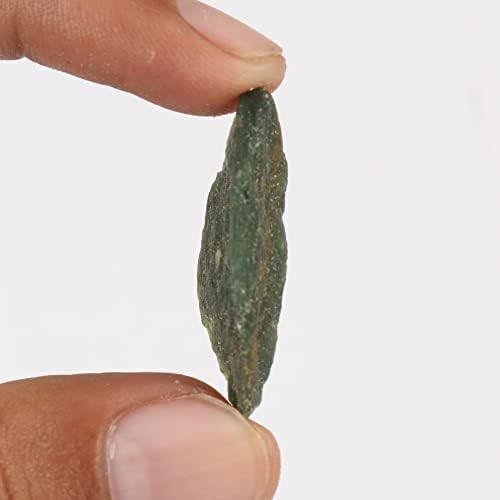 Gemhub Natural Burmese Green Jade Bearing Kristalni kamen 24.35 CT