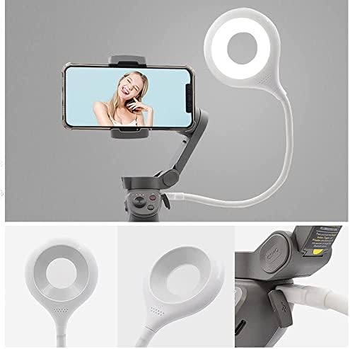 Yueli Gimbal Pribor USB punjenje svjetla za snimanje fotografija, snimanje video uživo, kompatibilno