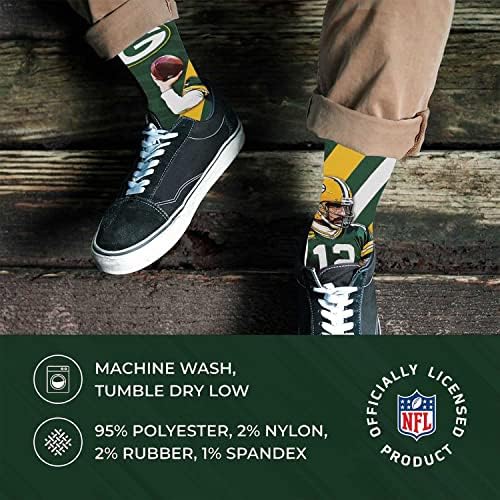 Fbf odrasli NFL igrač Stripe čarapa, Obuća za muškarce i žene, posada čarapa za Dan igre