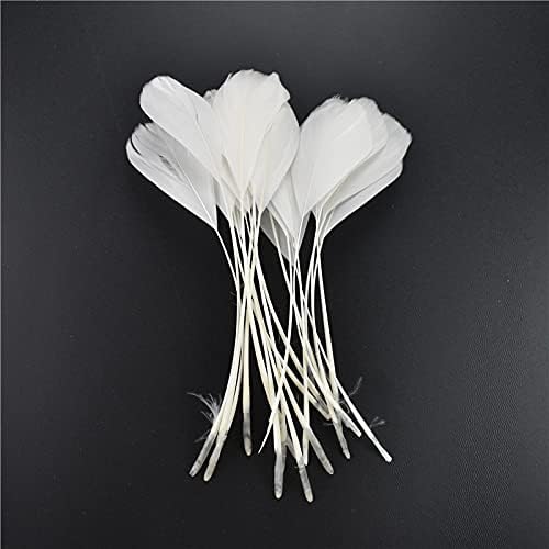 20 kom bijelo perje prirodno Rooster guska nojevo pero za zanate ručni dodaci DIY dekoracija za svadbene