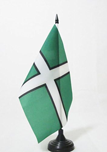 AZ FLAGAC DEVON Županija zastava 5 '' x 8 '' - okrug Devon - Engleska stolna zastava 21 x 14