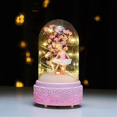 N / A Crystal Ball LED Music Box Girl Rođendan Poklon Početna Dekoracija Dječja princeza Djevojka Dancing Music