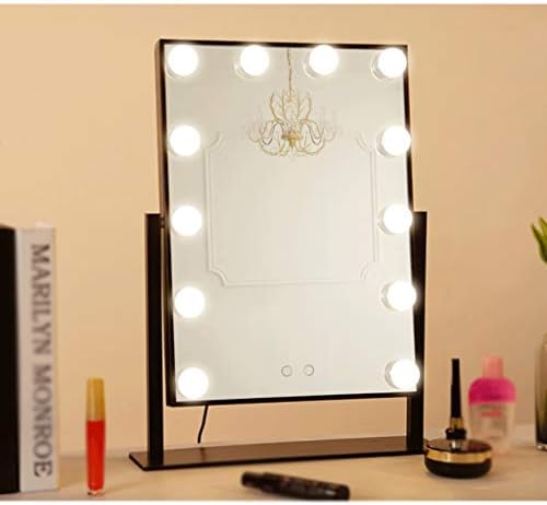 WPYYI osvijetljeno ogledalo ogledalo ogledalo ispraznost šminka za šminku sa svjetlom pametnoj kontroli