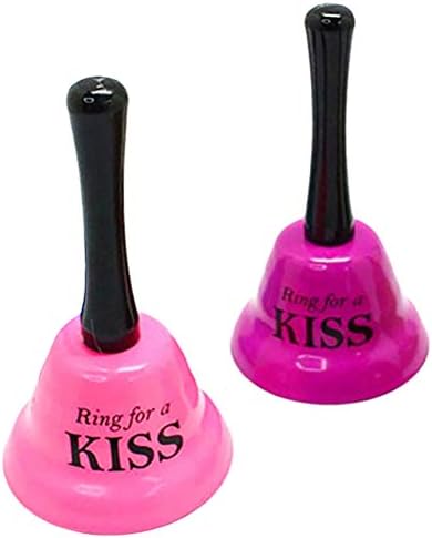 Aboofan 2pcs Božićni ukrasni ručni zvona Kiss Bells Party Funny igračke Halloween Dekoracija