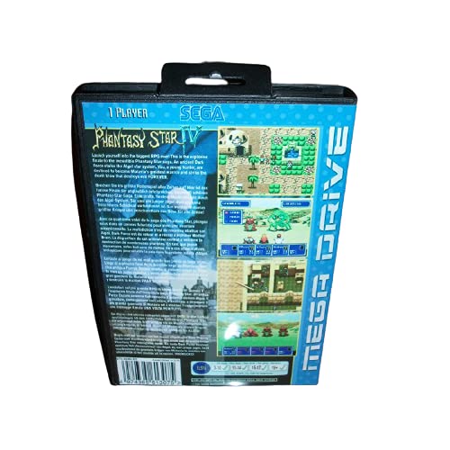 Aditi fantasy Star 4 EU pokriva s kutijom i priručnikom za Sega Megadrive Genesis Video Console