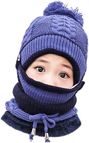 3 u 1 zimsku pletenu palijski šešir vrata toplije za djevojčice Dječje djece, toplo obložene