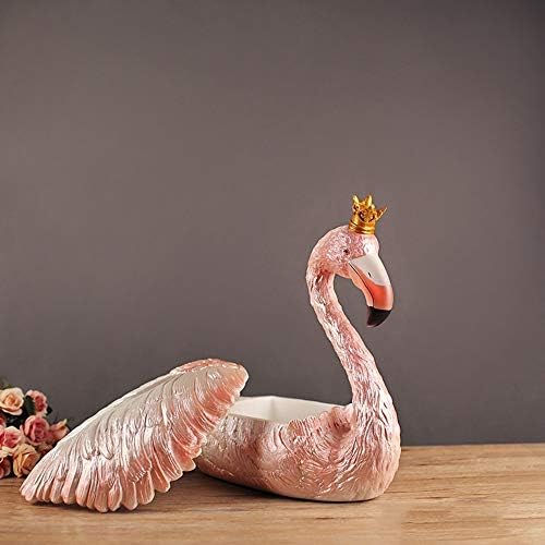 Yang1mn Flamingo nakit ukrasi velikih nordijskih smola za obrtaju kreativni kućni tkivni kutija