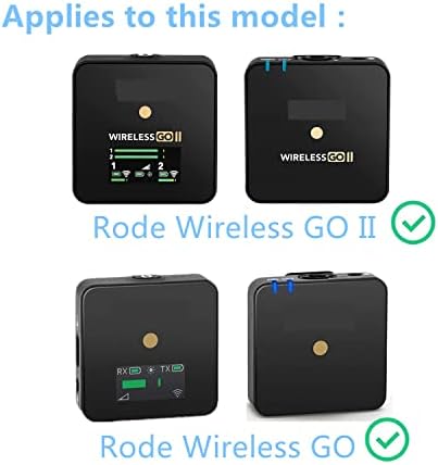 Aemus kompatibilan sa Rode Wireless GO II / Mark i zaštitnik ekrana za mikrofon fleksibilni Anti-Bubble