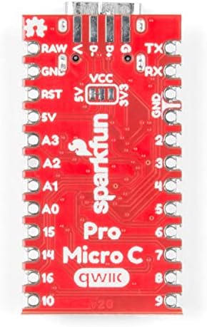 SparkFun QWIIC Pro Micro - USB-C - Kompatibilan je sa Arduino razvojnom pločom 5V / 16MHz MicroController
