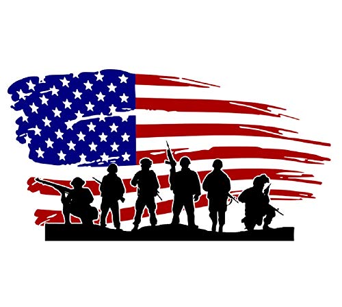 Amaonm uklonjiva Vinilna američka zastava i zidna naljepnica sa zastavom SAD-a zidne naljepnice Peel Stick