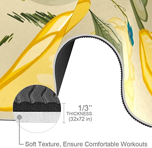 标题 Yoga Mat Unisex velika neklizajuća prostirka za vježbanje netoksičnog mirisa pogodna za kućni