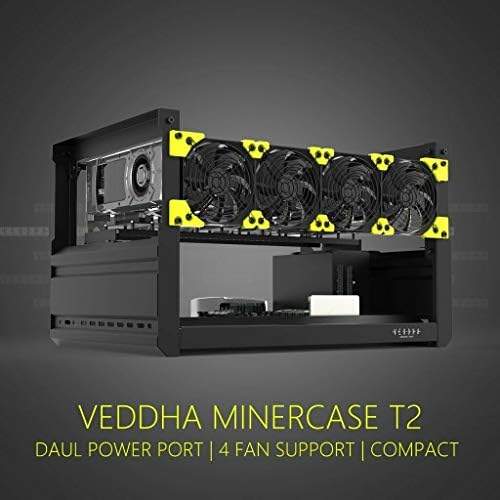 Mining Rig Frame, Open Air Mining Frame Rig Case 6GPU ETH BTC Ethereum Veddha Minercase T2 izdanje