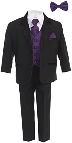 Little Gents Boys Tuxedo odijelo - toddler Tuxedo za vjenčanje i Pričešće-Modern Fit