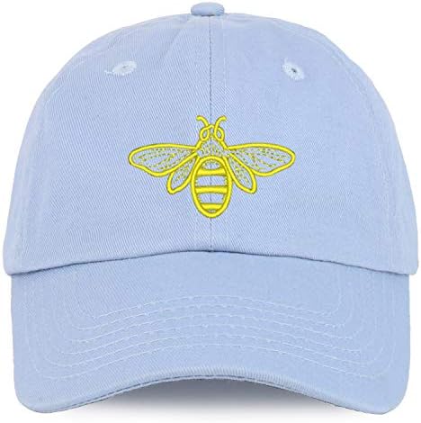 Trendy Odjeća za mlade pčelinje iz vezeno nestrukturirano pamučno bejzbol kapa