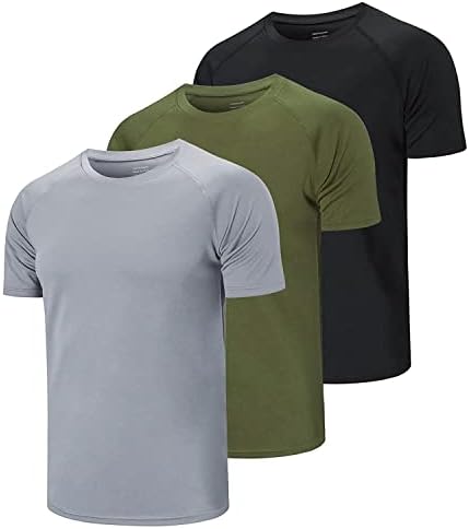 Cimic 5/3 pakiranje Trčanje Top Muškarci Ležerne majice Workout obična teretana vlaga Wicking Aktivni