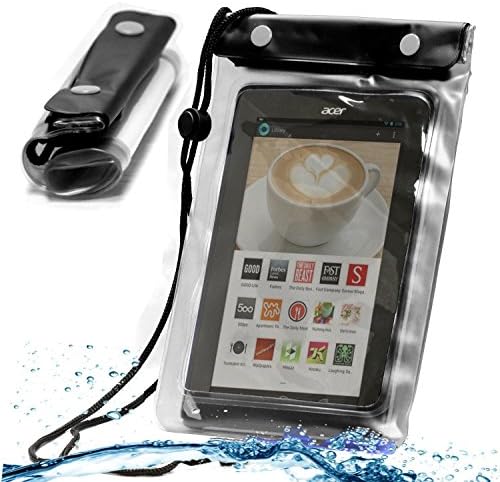 Navitech Crna vodootporna futrola/vodootporna navlaka kompatibilna sa tabletima od 10 inča uključujući Alba 10 inčni Tablet od 16 GB