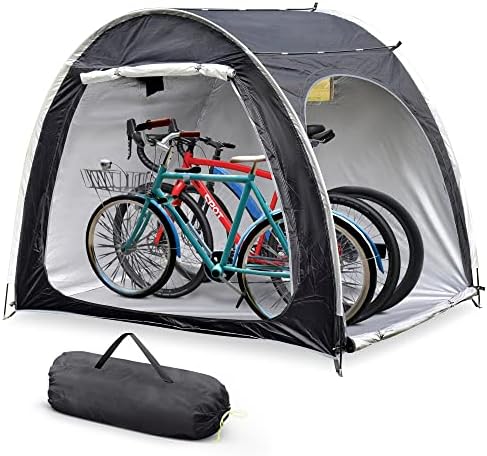 Bike Cover Storage Vanjski prijenosni šator za bicikle za 4 Bike PU4000 vodootporna tkanina izdržljiva 210D