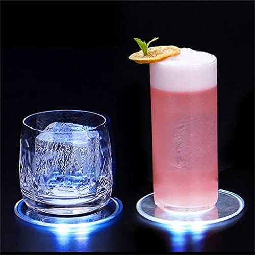 Renslat LED lagana coaster Kristalna čaša Mat kafe čaj za čaj za čašu Wine Glass Bottle Coaster