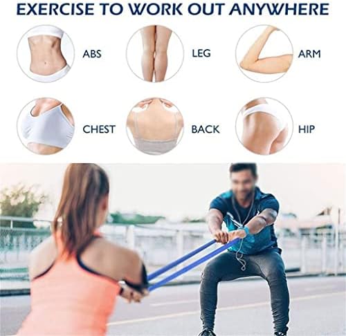SAWQF duga pletena traka za otpor fitnes vježbe elastična traka za jogu zatezna traka za trening snage