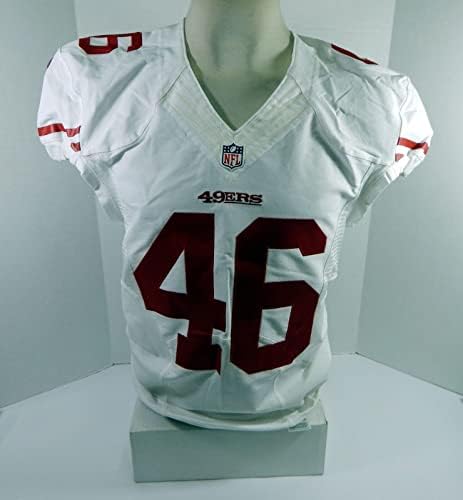 San Francisco 49ers Marcus Ball 46 Igra Izdana bijeli dres 44 DP34771 - Neincign NFL igra rabljeni
