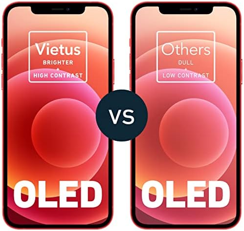 Vietus komplet za zamjenu ekrana mobilnog telefona za iPhone 12/12 Pro, odgovarajući Meki OLED displej digitalizator