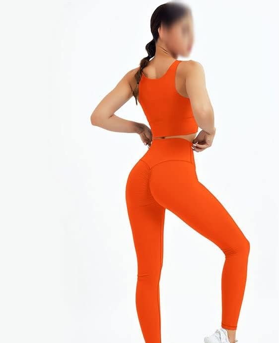 Ccbuy 2pcs bešavni joga set sport odijela teretana odjeća za vježbanje sportske ženske odjeće visoke strukske