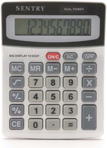 Sentry Mini desktop kalkulator, srebrni / crni