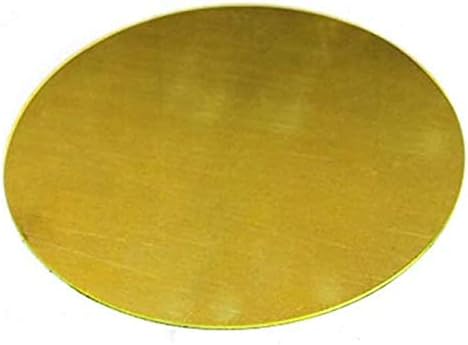 HAOKTSB mesing ploča mesing ploča okrugli krug ploča kružna H62 bakar CNC obrada metala rez sirovine Debljina