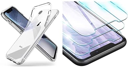 Spigen Liquid Crystal dizajniran za iPhone XR Case - Crystal Clear & ORIbox staklo zaštitnik ekrana