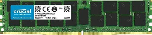Ključni snop sa 128GB DDR4 PC4-21300 2666MHz RDIMM, dvostruko rangirano registrovano ECC memorija