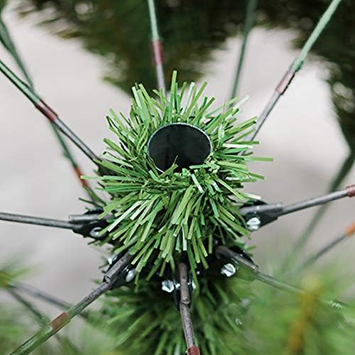 Yumuo umjetno božinsko stablo, PE + PVC + borova igla hibridna automatska božićna stabla W Metalni postolje,