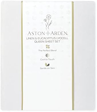 Aston i Arden Posteljina eukaliptus set - Klasična i održiva vlaga Wicking Lyocell Tencel posteljina