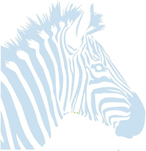 Wallstyle+ ws-254 Zebra zidna naljepnica, 8,7 x 9,1 inča, pistacija