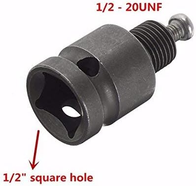 Toolcool 1/2 inčni adapter za steznu steznu glavu za konverziju udarnog ključa 1/2-20unf električni