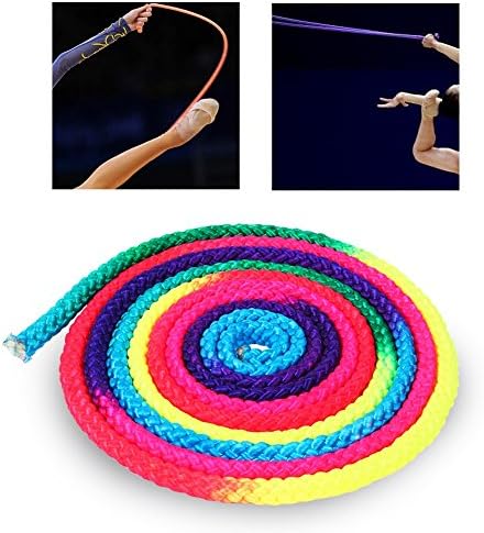 Gimnastika Art Rope, 2.8 m/110inch najlon duga boja ritmička gimnastika uže čvrsto takmičenje Umjetnost trening