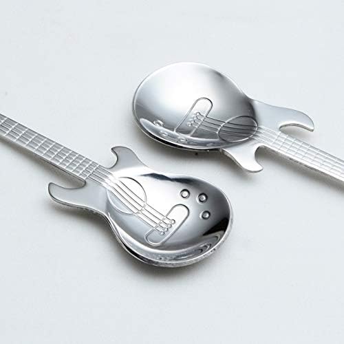 Gitarske kašike za kafu 6-Park Creative Cute Spoons 18/10 kašičice od nerđajućeg čelika Gitara