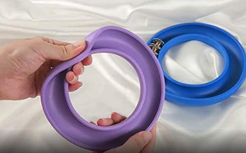 Vovolo 4 komada Bobbin držač šivaćih alata od plastičnih bobbina kutija za odlaganje gumenim prstenom