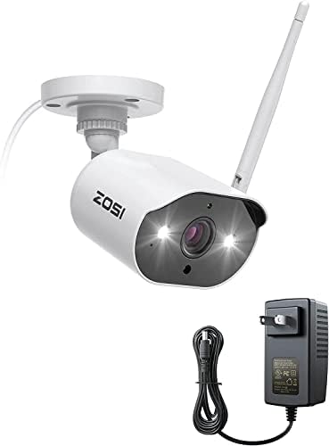 ZOSI ZG3023A dodatna kamera 3MP WiFi kamera sa napajanjem, vanjskom unutarnjem mrežnom IP kameru kompatibilan